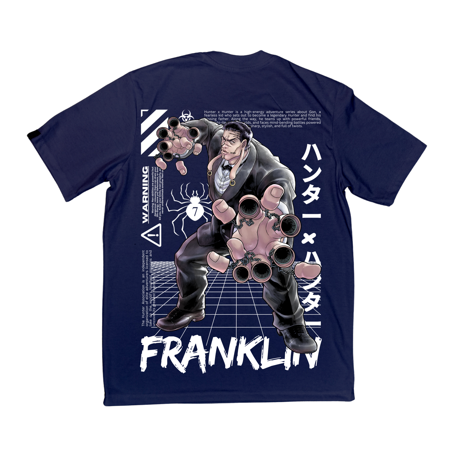 YAMETEE Clothing - Hunter x Hunter - Franklin Spider Collection
