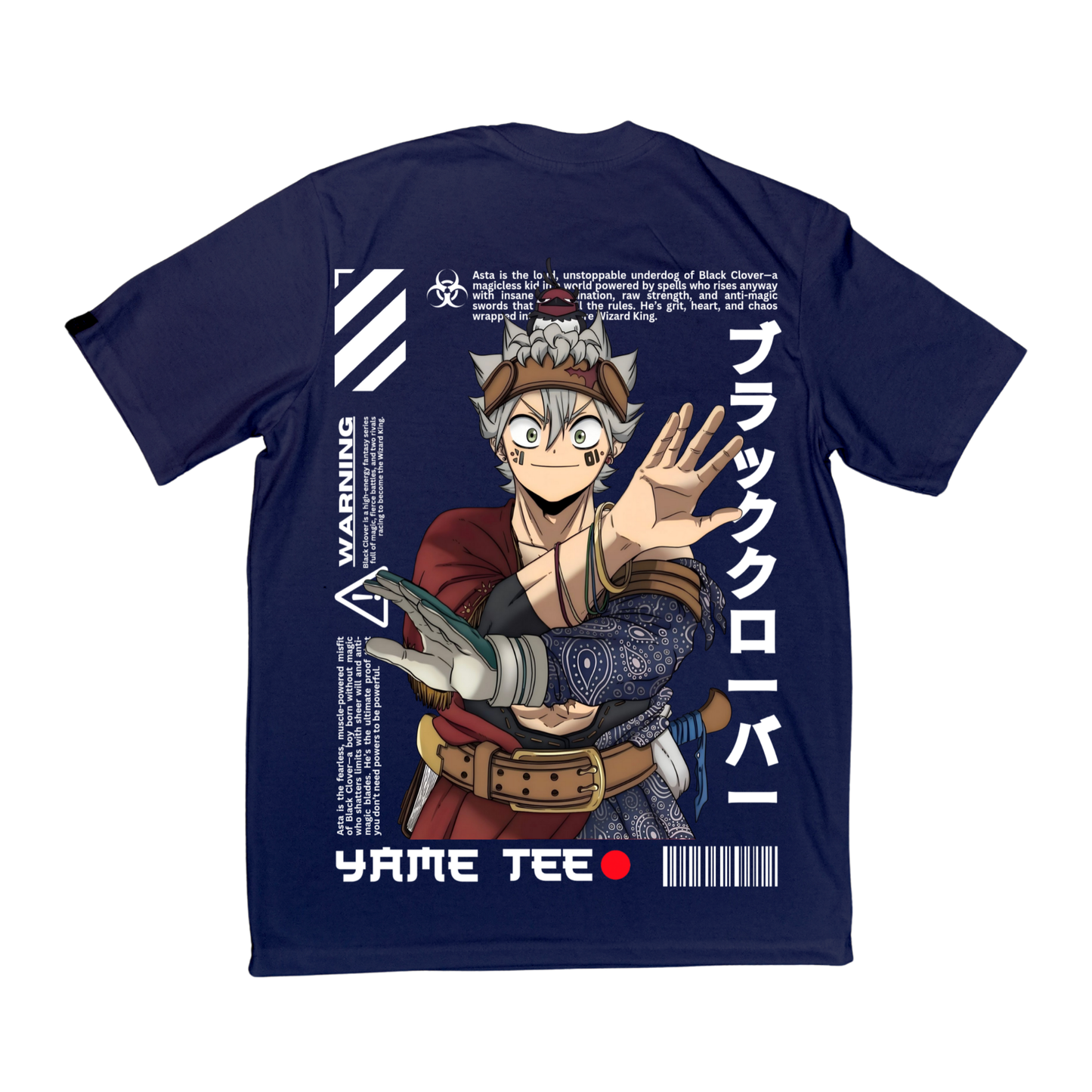 YAMETEE Clothing - Black Clover -Asta