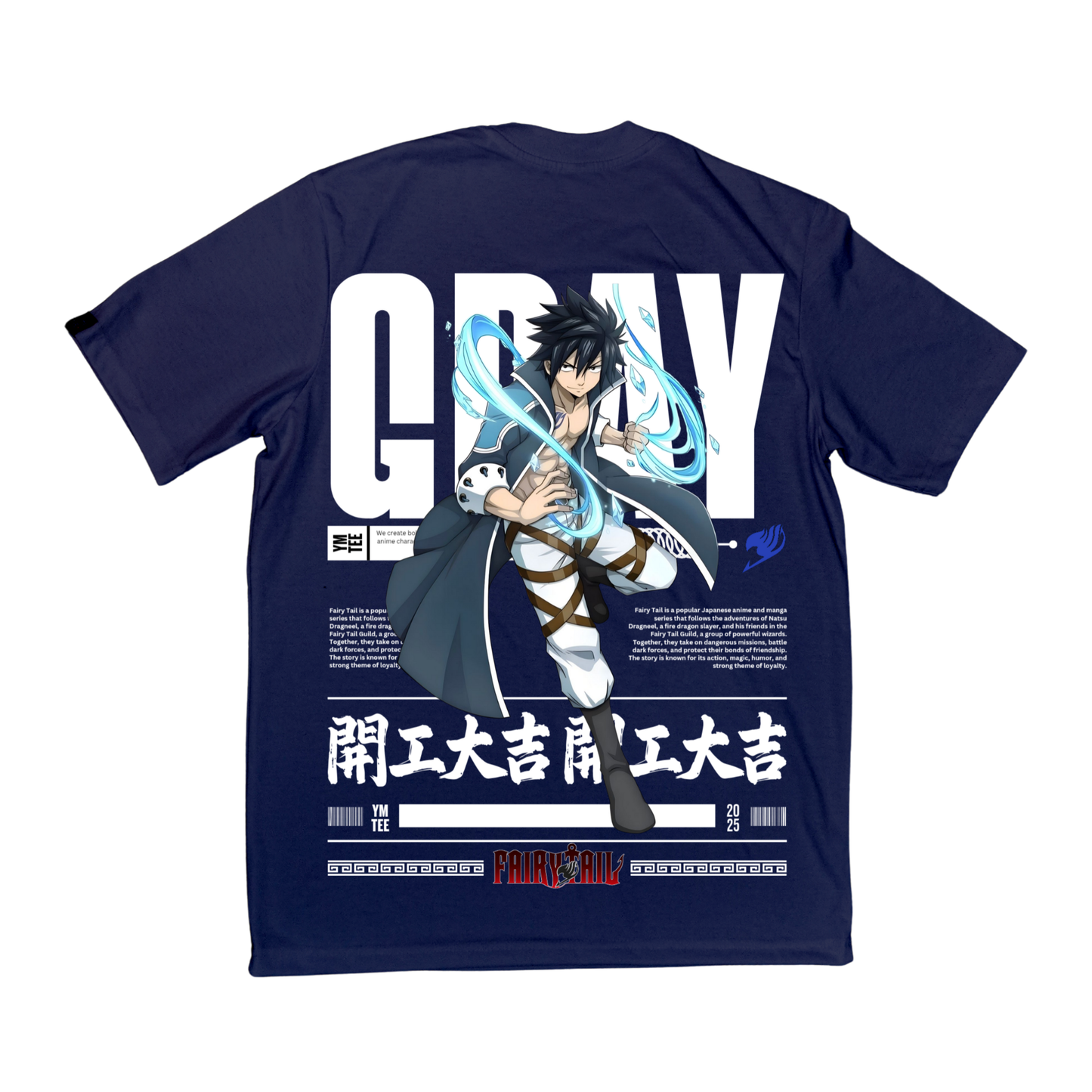 YAMETEE Clothing - Fairytail - Gray