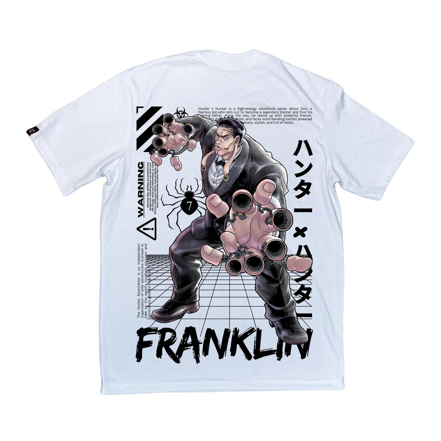 YAMETEE Clothing - Hunter x Hunter - Franklin Spider Collection
