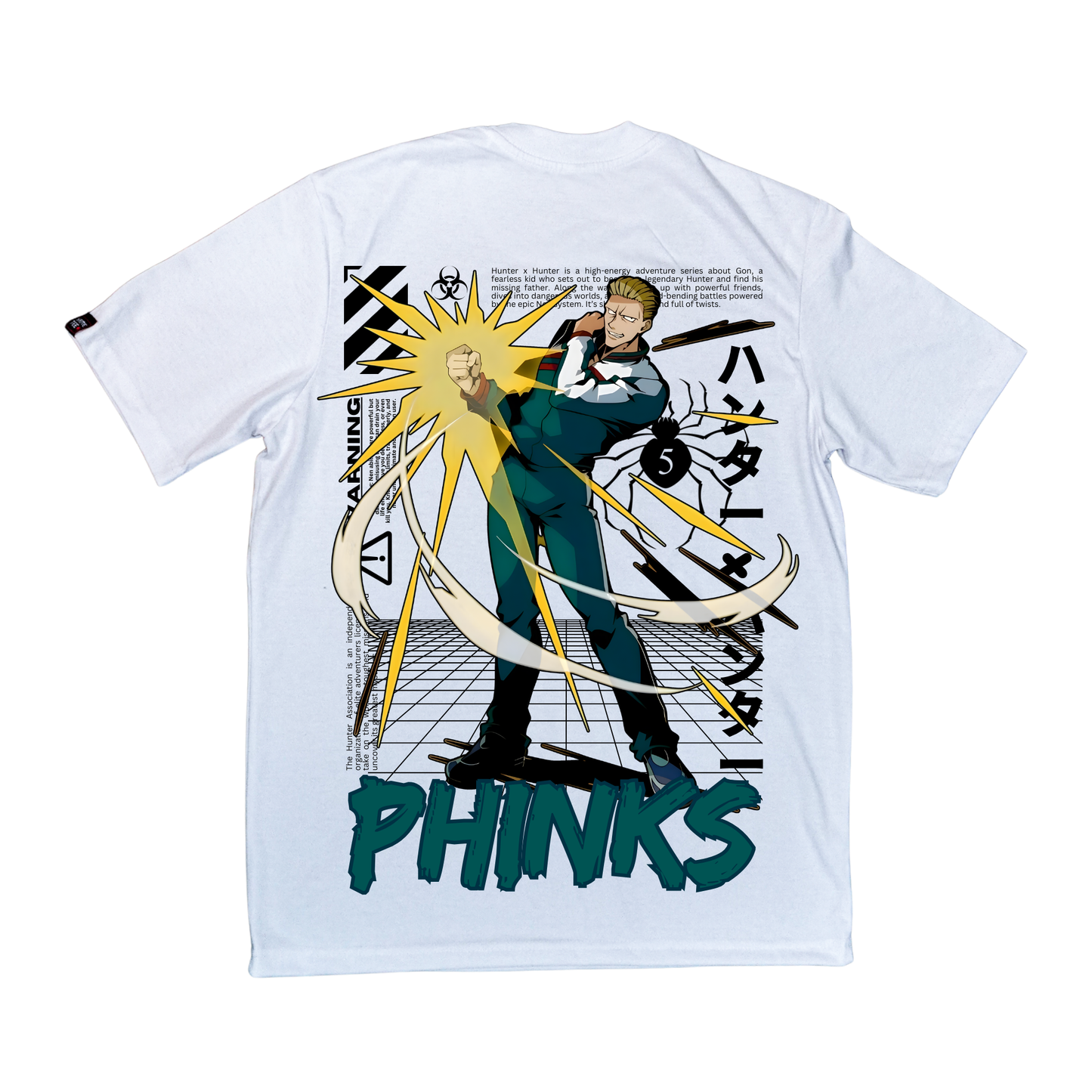 YAMETEE Clothing - Hunter x Hunter - Phinks Spider Collection