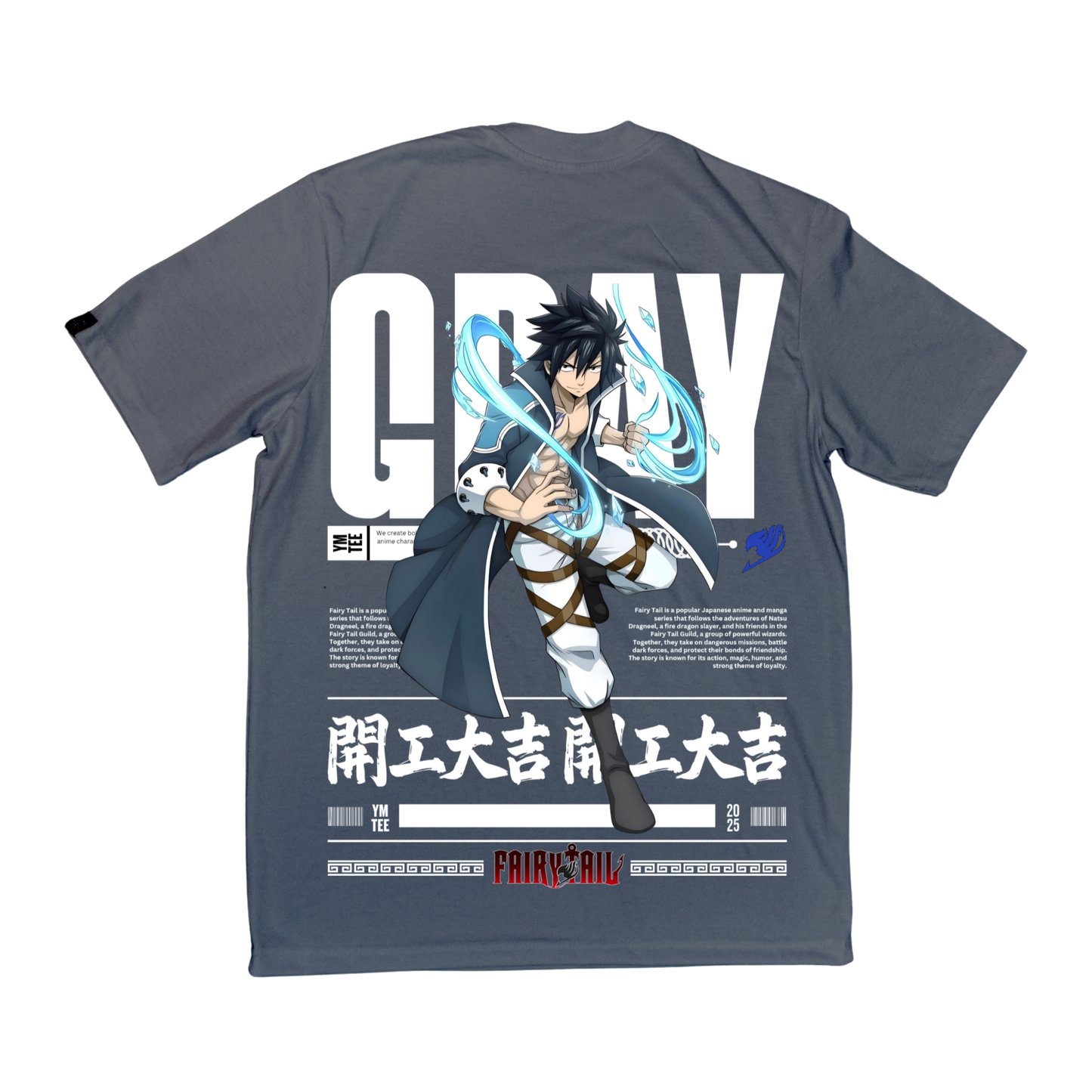 YAMETEE Clothing - Fairytail - Gray