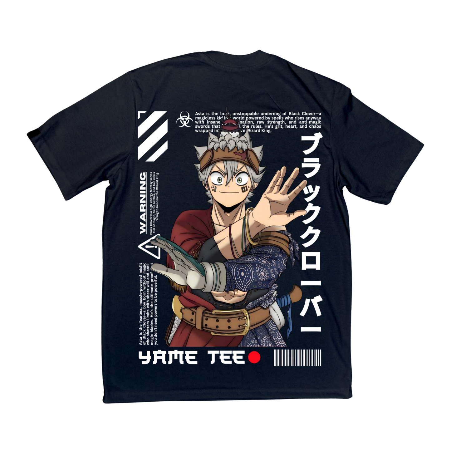 YAMETEE Clothing - Black Clover -Asta