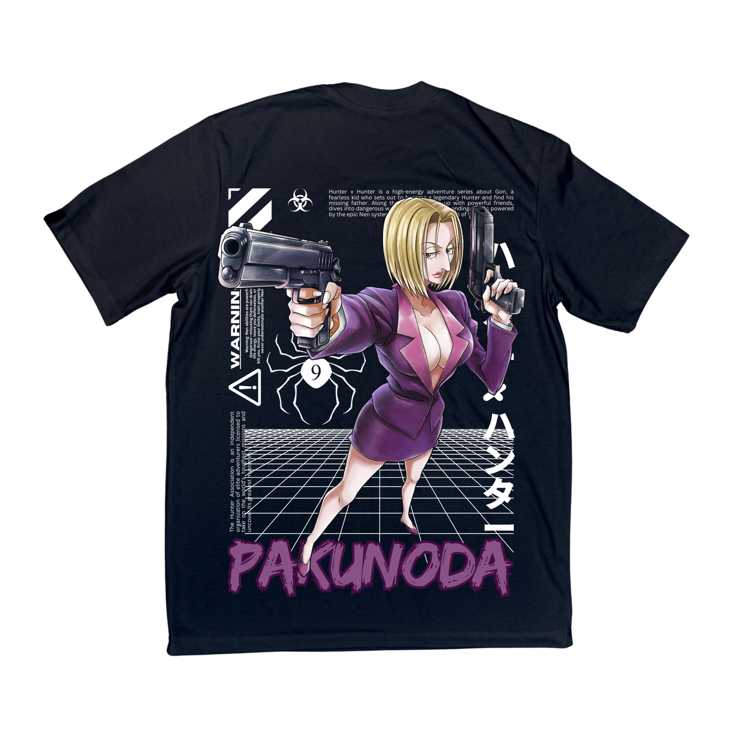 YAMETEE Clothing - Hunter x Hunter - Pakunoda Spider Collection