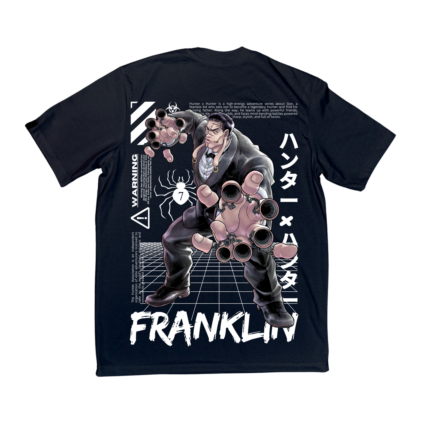 YAMETEE Clothing - Hunter x Hunter - Franklin Spider Collection