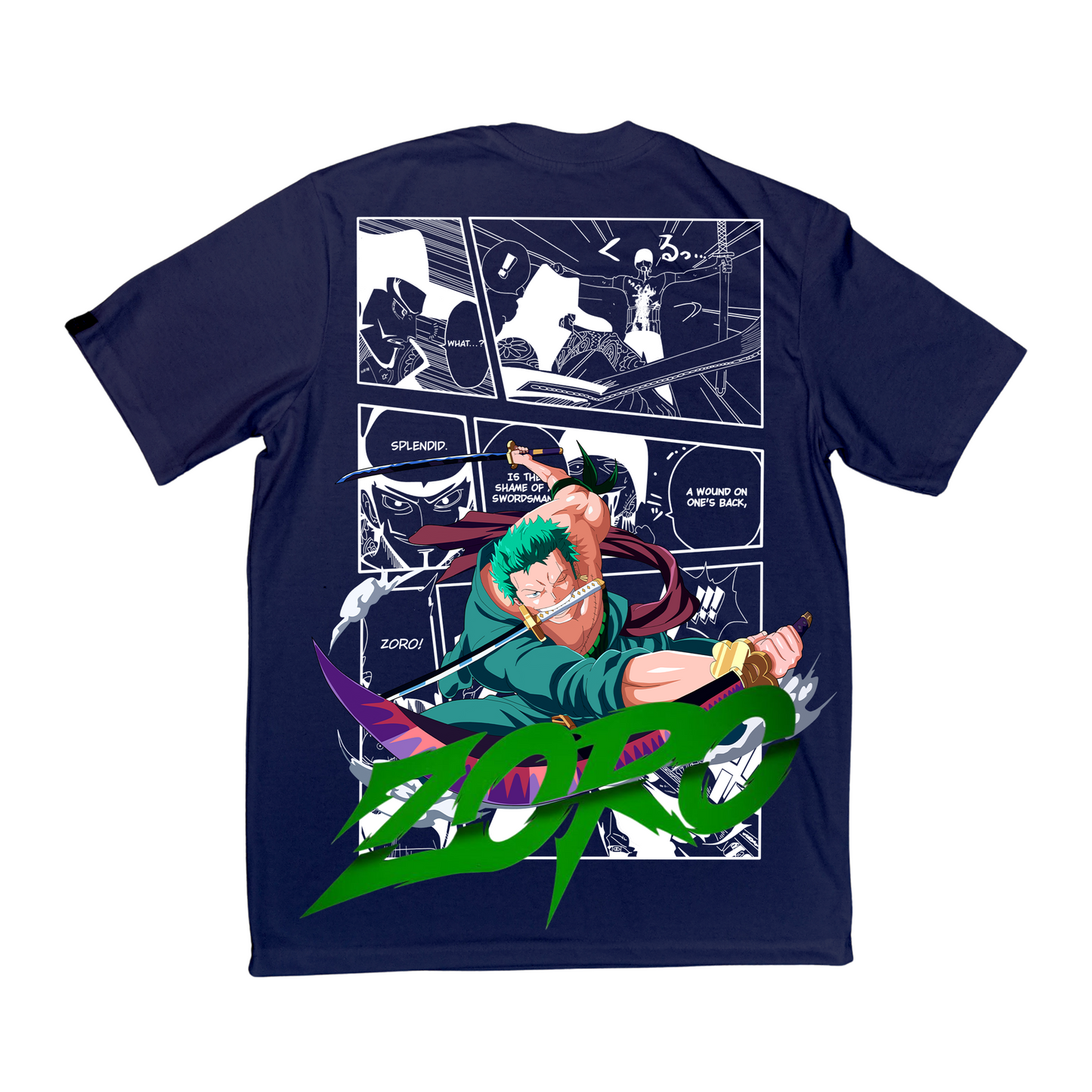 YAMETEE Clothing - One Piece - Zoro Manga V2