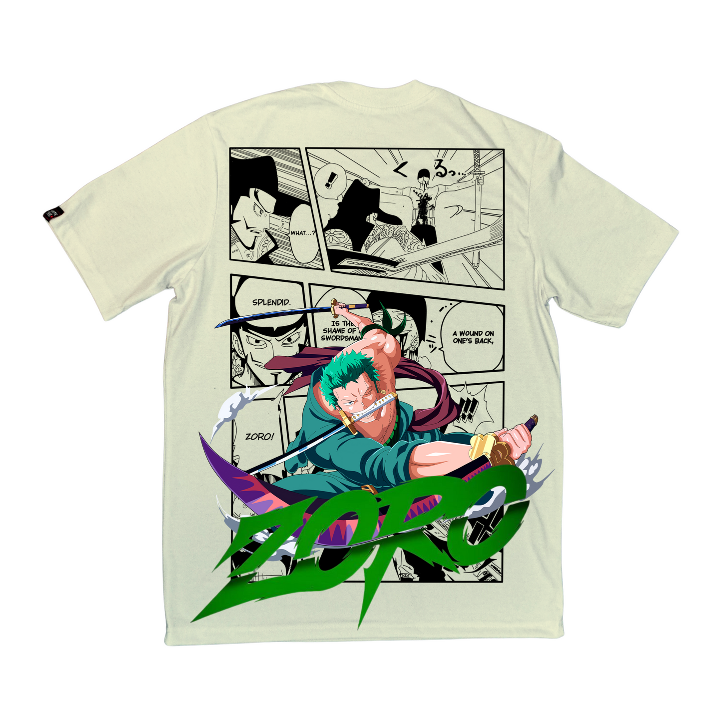 YAMETEE Clothing - One Piece - Zoro Manga V2