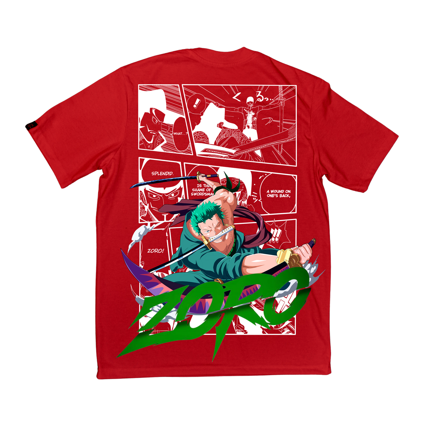 YAMETEE Clothing - One Piece - Zoro Manga V2