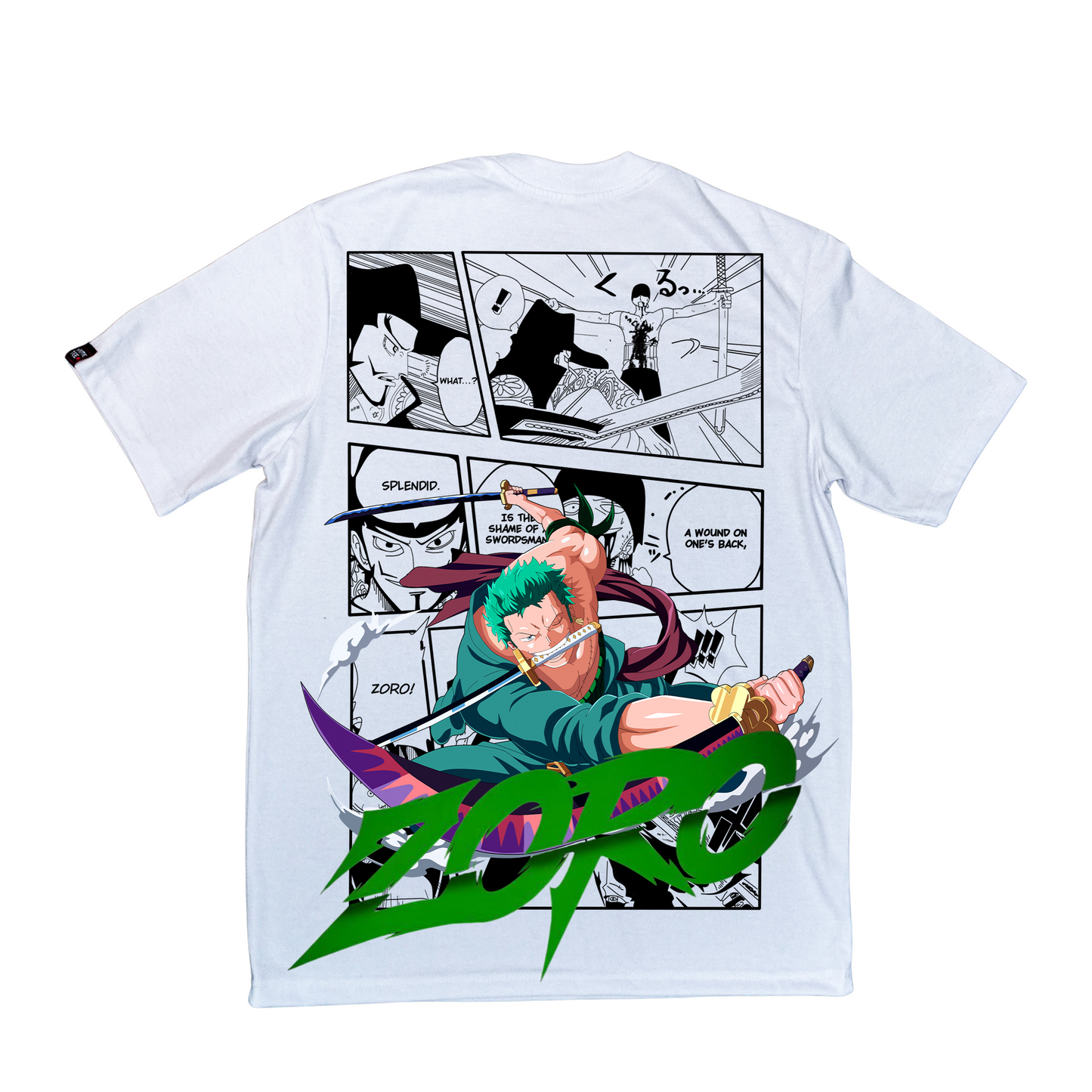 YAMETEE Clothing - One Piece - Zoro Manga V2
