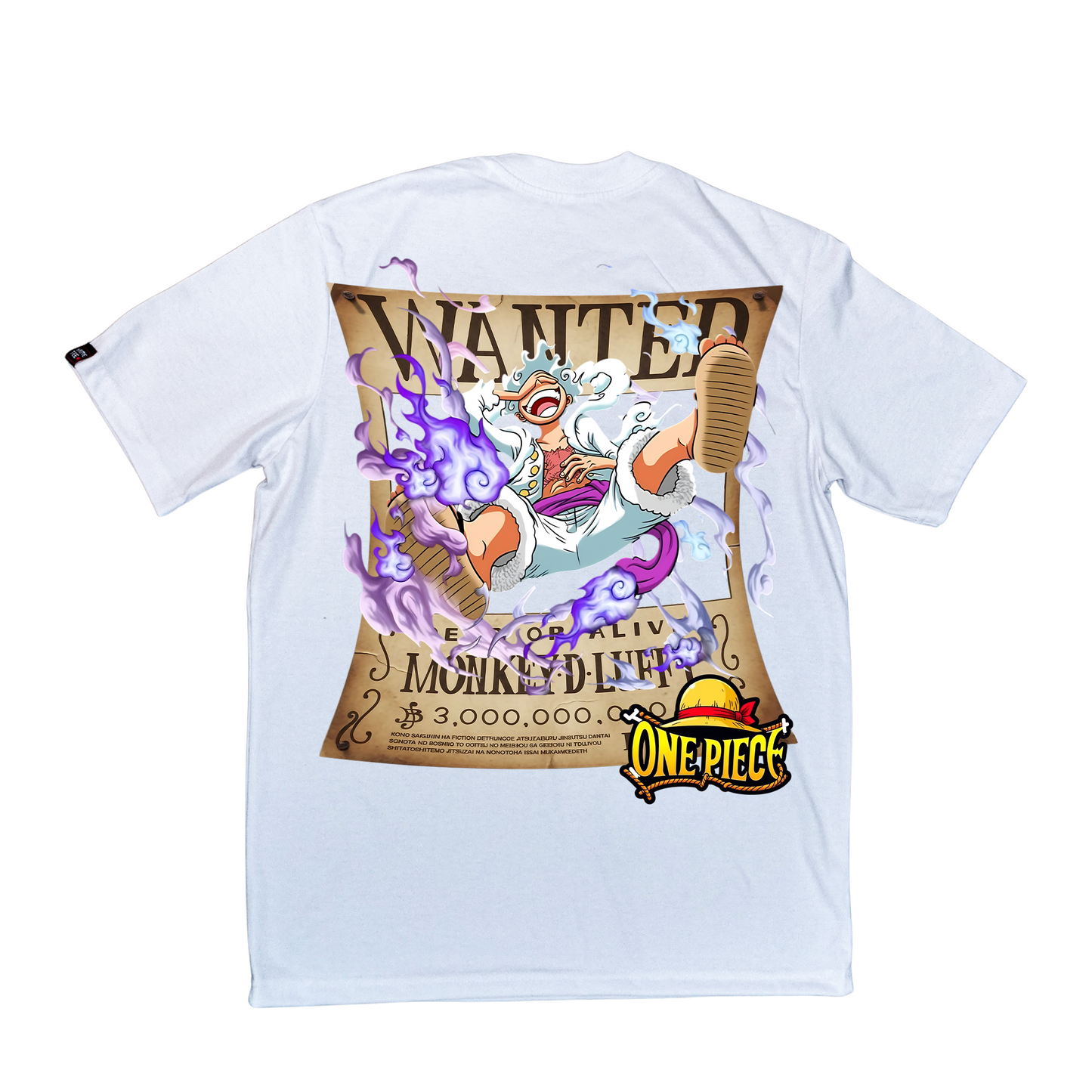 YAMETEE Clothing - One Piece - Wanted Luffy Gear 5